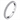 CALI - Princess Cut Eternity Band, Sterling Silver, CZ, 18k White Gold Plated Ring