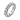 NOVA - 4.2mm Round Brilliant Cut Eternity Band, Sterling Silver, CZ, 18k White Gold Plated Ring