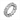 MILAN - Oval Cut Eternity Band – Sterling Silver, CZ, 18k White Gold Plated Ring