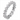 ATHENA - Heart-Shaped Eternity Band, Sterling Silver, CZ, 18k White Gold Plated Ring